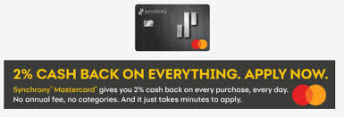 You can build a credit history with the three major credit bureaus, all while earning 2% cash back at gas stations and restaurants on up to $1,000 in combined purchases each quarter. Synchrony Launches 2 Cash Back Credit Card 150 Signup Bonus Not Yet Publicly Available Doctor Of Credit