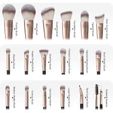 makeup brushes with case maange 18 pcs