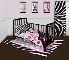 bedding set toddler zebra print