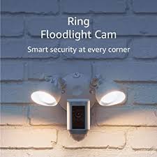 Amazon Com Ring Floodlight Camera Motion Activated Hd Security Cam Two Way Talk And Siren Alarm White Amazon Devices