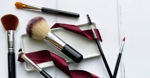 makeup brushes for older women look