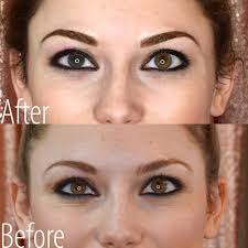 permanent makeup before and after