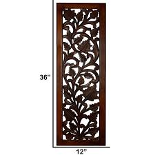 Manufactured Wood Plants Flowers Wall