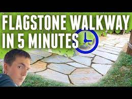 Build A Flagstone Pathway In 5 Minutes