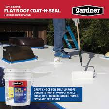 gardner 4 75 gal flat roof coat n seal