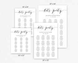 Lets Party Wedding Seating Chart Lets Party Wedding