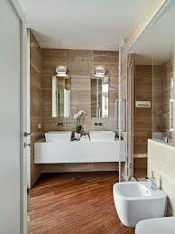 interiors of the modern bathroom with
