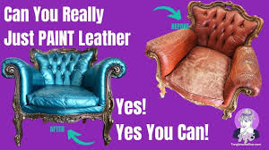 can you really paint leather furniture