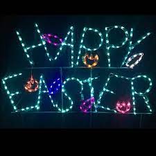 Happy Easter Led Lighted Outdoor Lawn