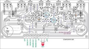 It's a pnp and npn amplifier. Sm 6091 Diagram Of 200w Mosfet Amplifier Layout Pcb Design Amplifier Power Free Diagram