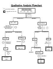 Lab Qualitative Analysis Flowchart Neutralize And Be In