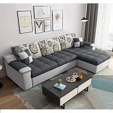 modern design l shape sofa set for