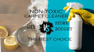 non toxic carpet cleaning diy vs