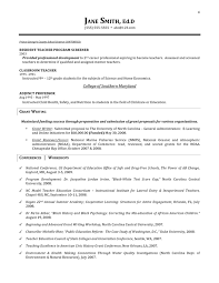 Resume Early Childhood Education Resume Examples Coloring