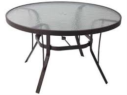 48 Round Glass Top Dining Table