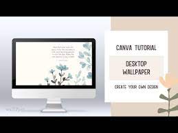 desktop wallpaper in canva tutorial