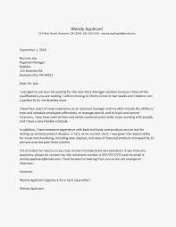 Cover Letter Examples For Management Jobs