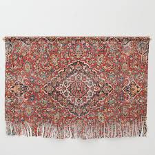 kashan antique central persian rug