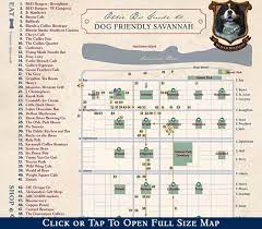 dog friendly savannah map by oliver