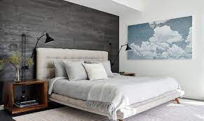 Bedrooms With Gray Accent Walls Modern