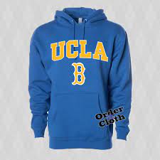 Men's under armour blue ucla bruins football sideline campus fleece raglan pullover hoodie. Ucla Bruins Casual Hoodie