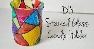 Vikalpah Diy Stained Glass Candle Holder