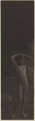 Untitled (Nude boy posing with hands on head) (x1983-234)