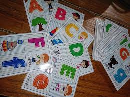 tarjetas de letras en español