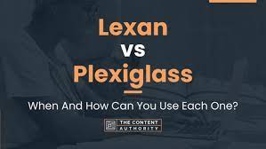 Lexan Vs Plexiglass When And How Can