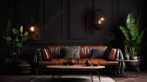 3d Rendering Of A Cozy Living Room
