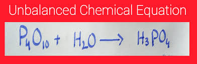 to balance chemical equations bzu science