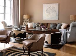 brown couch gray walls photos ideas