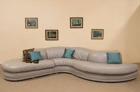 italian s shaped 3 sectional leather sofa