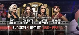 Four-way for interim AEW Women's World Championship set for All Out -  WON/F4W - WWE news, Pro Wrestling News, WWE Results, AEW News, AEW results