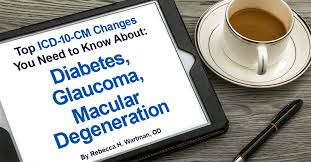 icd 10 cm changes diabetes glaucoma