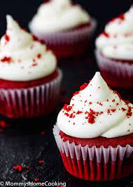 easy eggless red velvet cupcakes