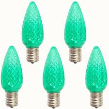 Us 26 99 Ul Listed 25 Pack C9 Led Replacement Bulbs 3 Smd Leds In Each Christmas Bulb For Outdoor String Lights Green Color In Led String From