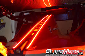 Polaris Slingshot Led Tail Fin Running Brake Light Strips By Tricled