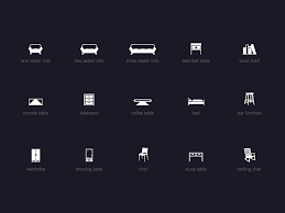 Furniture Icon Set By Chitrika On Dribbble