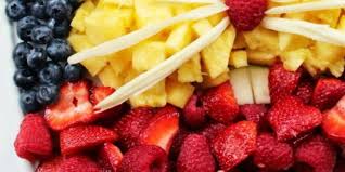 A big variety of colorful juicy fresh fruits make this salad a pretty as it is delicious! East Bunny Fruit Salad