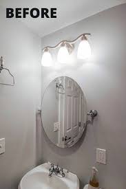 Spray Paint Mirror Update A Bathroom