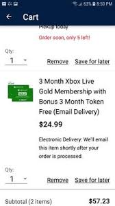 Also, any players who shift from gold to xbox game pass. Xbox Live 3 Month Gold Membership Microsoft Digital Download Walmart Com Walmart Com