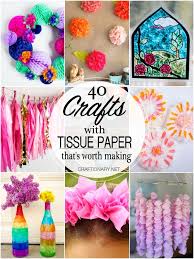 40 Decorative Tissue Paper Crafts You