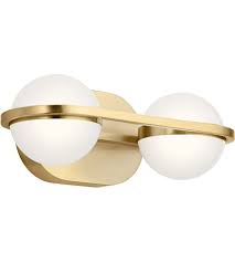 Fortunately, they were mostly centered, even though i would have. Elan 85091cg Brettin Led 14 Inch Champagne Gold Vanity Light Wall Light