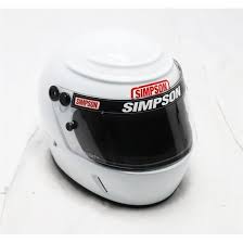 Simpson Voyager Sa2010 Racing Helmet White Size 7