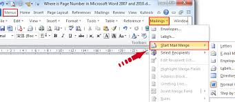 mail merge in microsoft word 2007