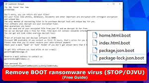 remove boot ransomware virus 2023