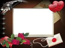 art romantic photo frame insert your