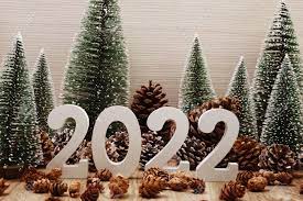 Happy New Year 2022 Festive Background With Christmas Tree And Pine Cone  Decoration On Wooden Background Stock Photo, Picture And Royalty Free  Image. Image 160874859.