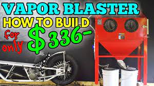 how to build a vapor blast cabinet
